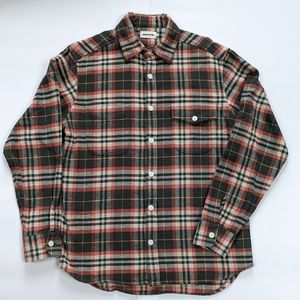 Men's Taylor Stitch 42 (L) Green/Orange/Cream Work/Utility Shirt